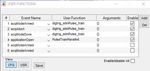 ScanImage User Functions